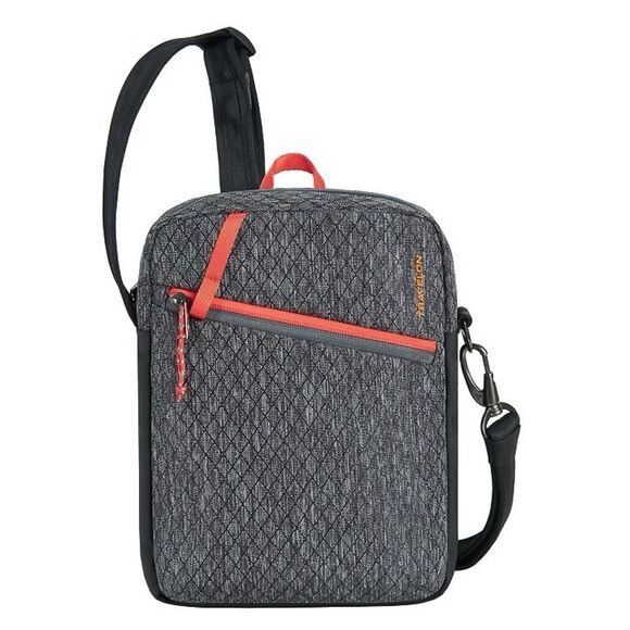 Travelon Slim Double Zip Anti-Theft Classic Crossbody Bag Water Bottle Holder - Picture 7 of 10